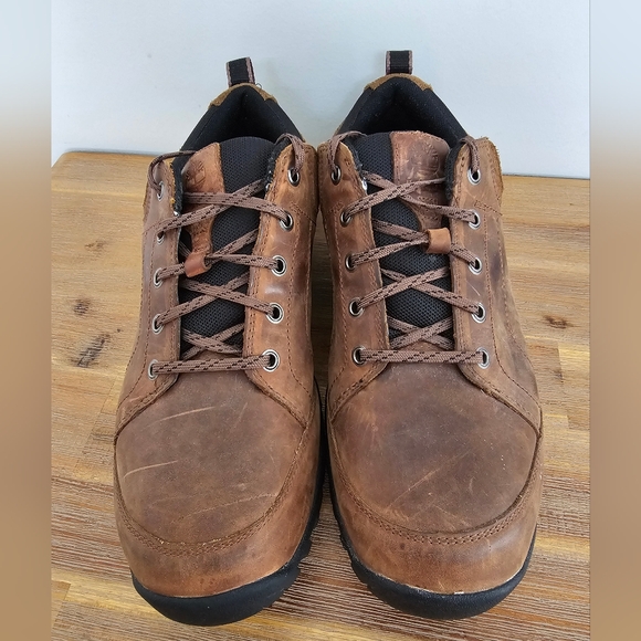 TIMBERLAND Men's Brown Earthkeepers Gorham Low Waterproof Oxford Shoes - Picture 4 of 11